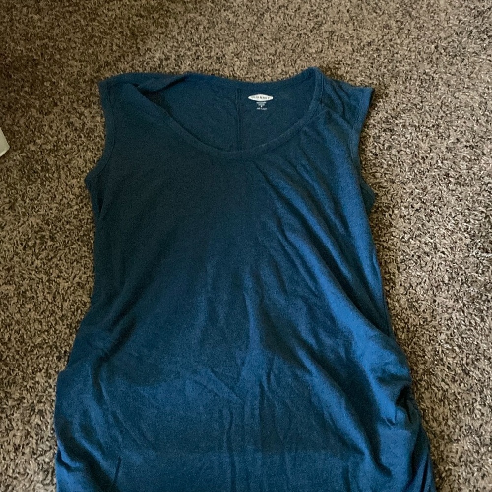 Blue Old Navy Maternity Tank top